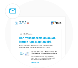 Edukasi Pra dan Pasca Vaksinasi