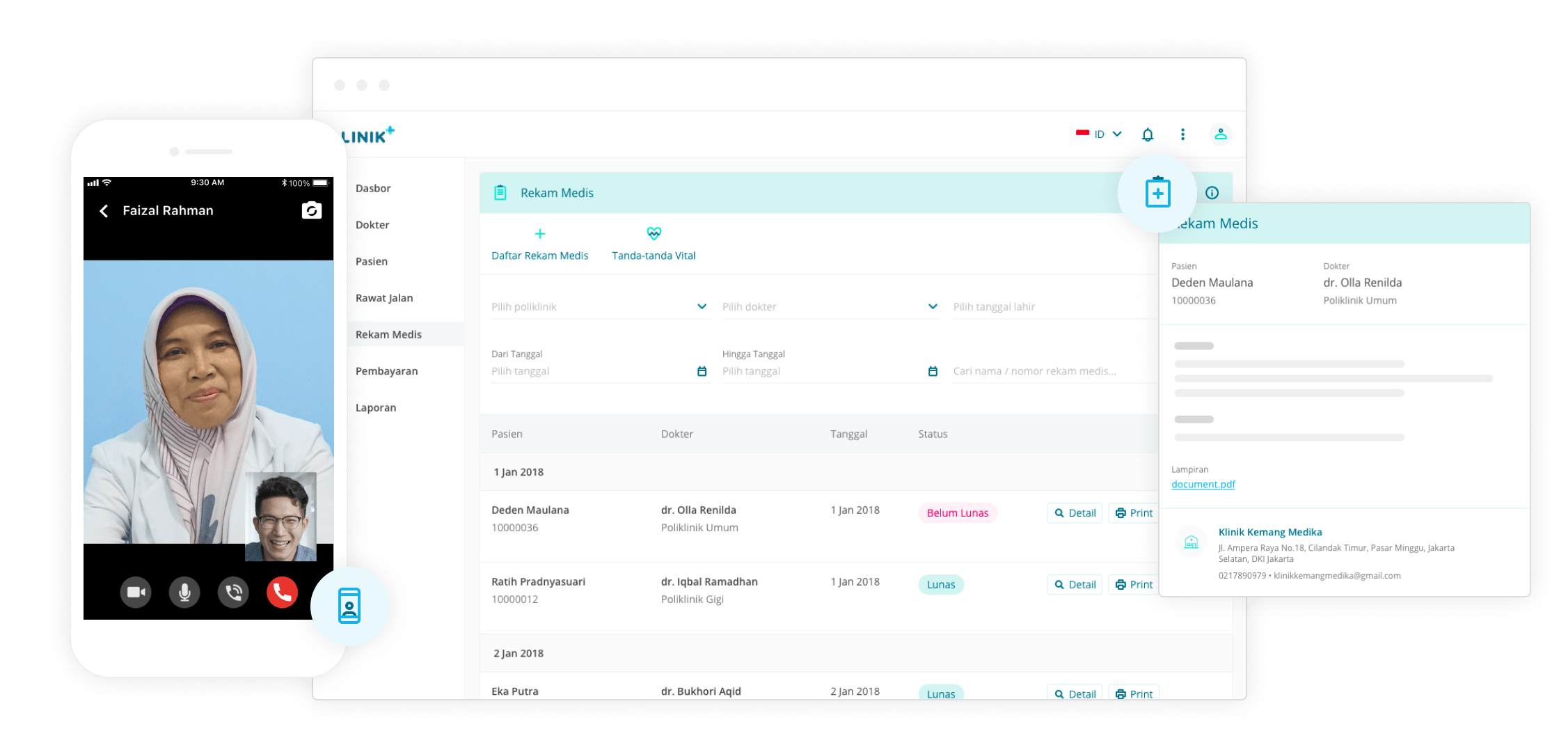 Screenshot Aplikasi Untuk Dokter